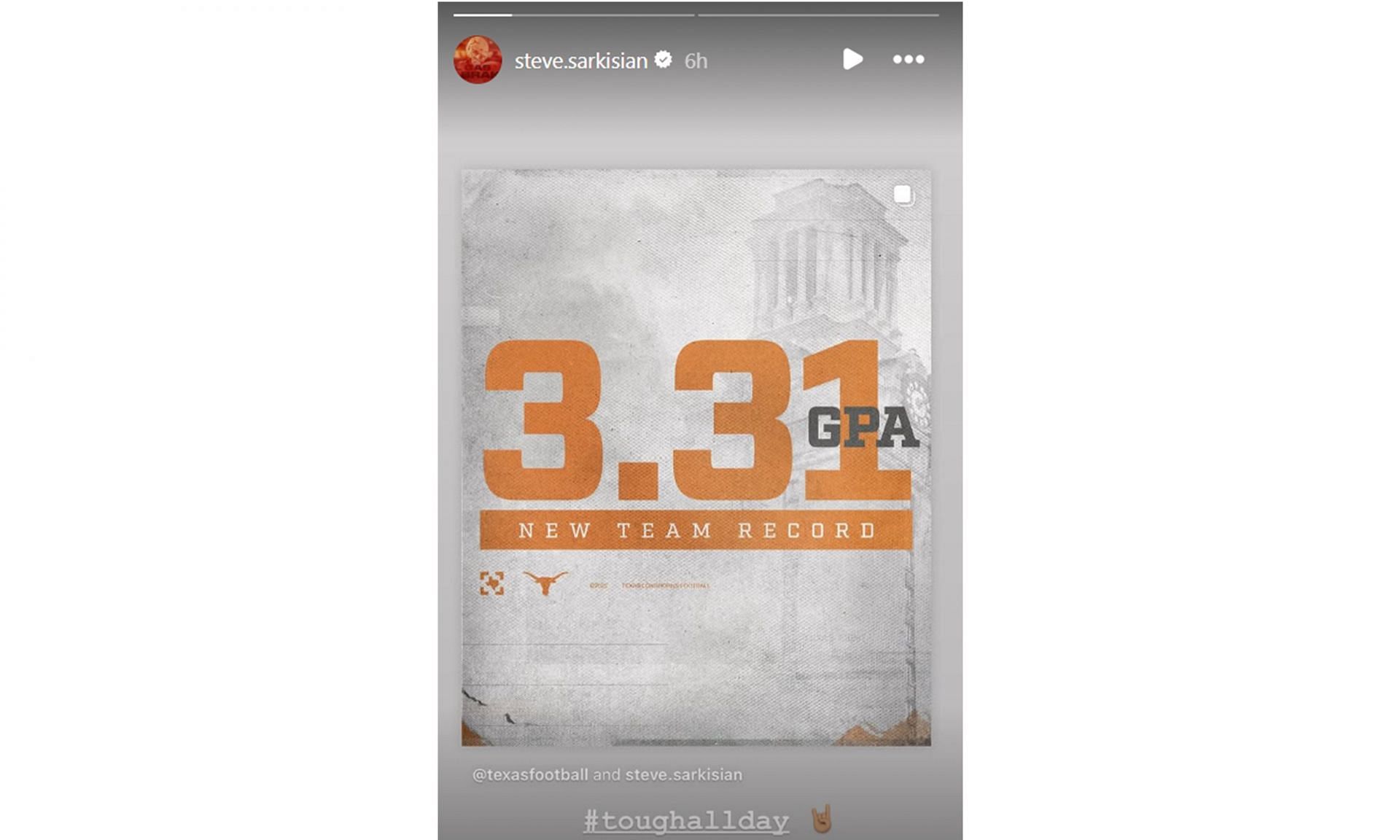 Screenshot, via Instagram